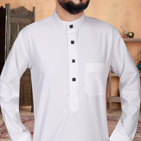 Classic Sapphire Touch White Thobe