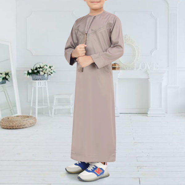 Camel Brown Emirati Thobe - Kids