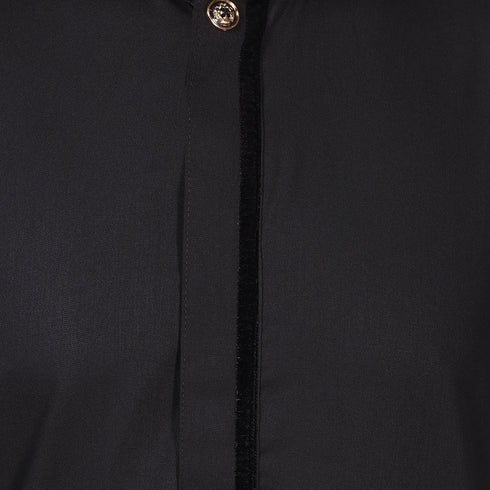 Premium Modern Onyx Black Thobe