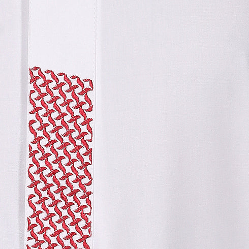 Shemagh Legacy – Red Accented Designer Thobe