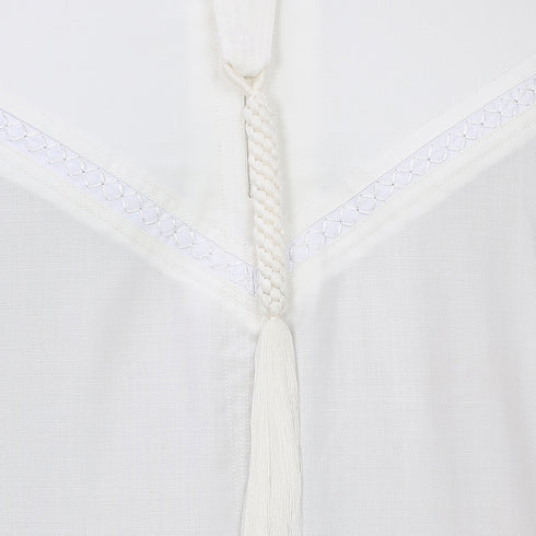 Elegant Pure White Emirati Thobe