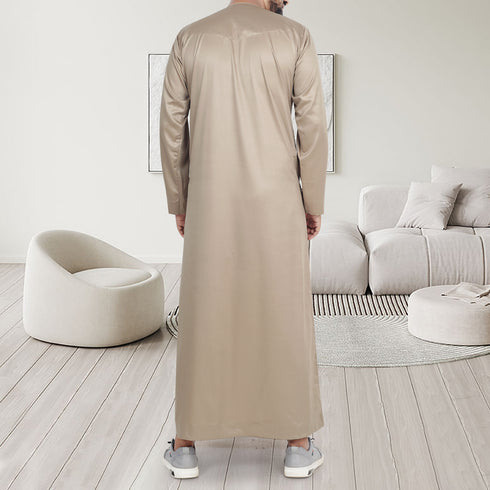 Camel Brown Emirati Thobe – Premium Islamic Men’s Wear