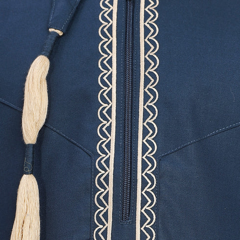 Royal Blue Omani Thobe - Kids
