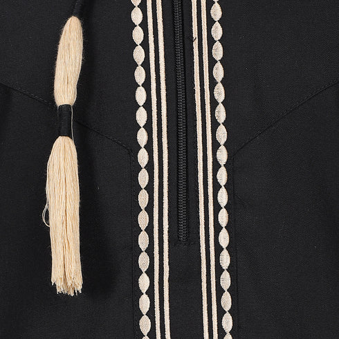 Carbon Black Omani Thobe - Kids