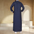 Royal Indigo Thobe with Artisanal Embroidery