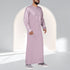 Duscky Mauve Elegance Modern Classic Zipper Thobe