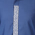 Cobalt Blue Thobe with Detailed Embroidery for a Regal Look