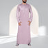 Duscky Mauve Elegance Modern Classic Zipper Thobe