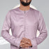 Duscky Mauve Elegance Modern Classic Zipper Thobe